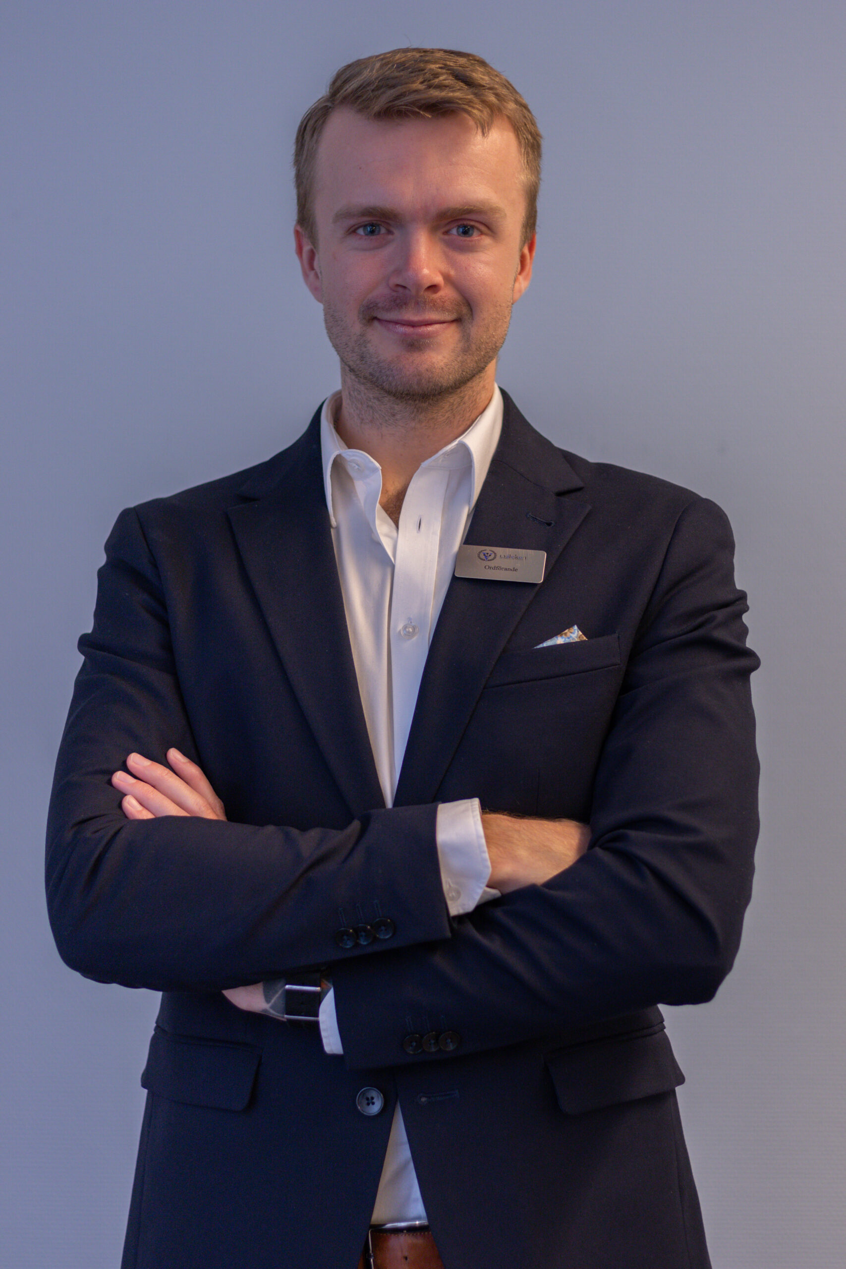 Linus Persson, Chairperson of Mälekon, contributing to the growth and development of the student union through dedicated leadership